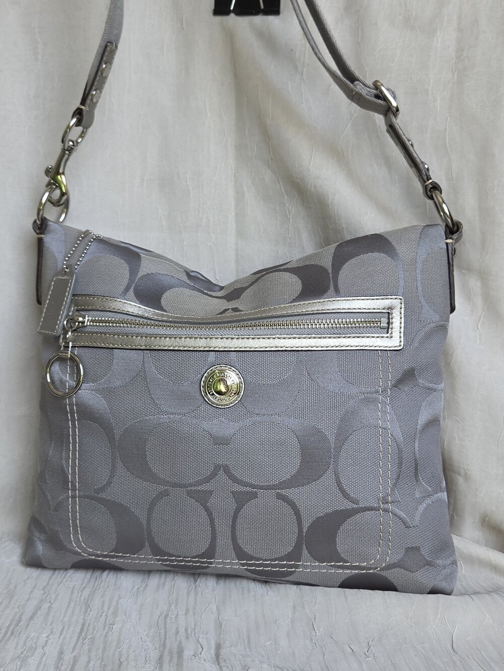 Vintage Coach Signature Crossbody Bag